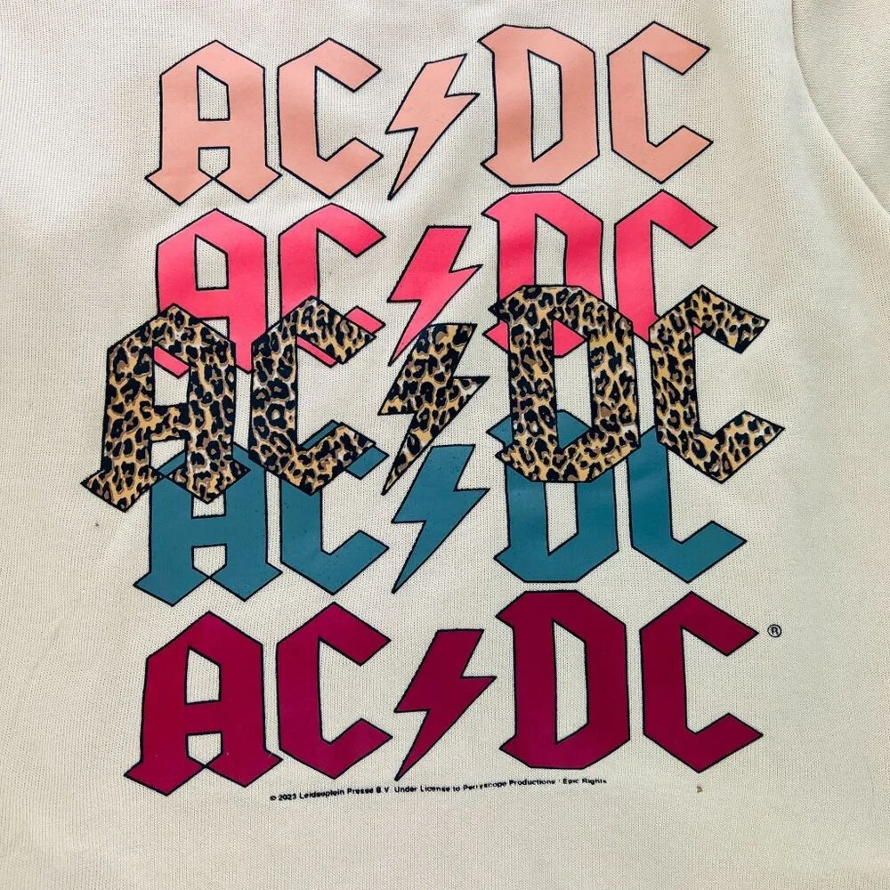 AC/DC ACDC Dog Apparel Shirt Large Blended Collection Clothing NWT
